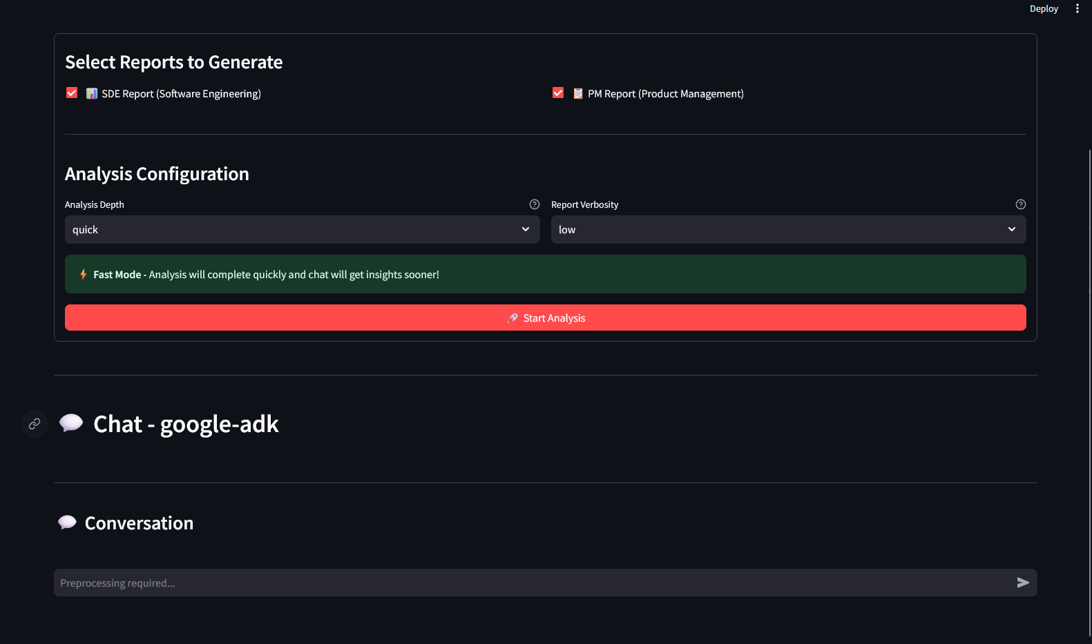 AI Repository Analyzer project preview